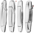 4pcs Chrome Door Handle Replacement for Cadillac Escalade Chevy Silverado Avalanche Tahoe GMC Sierra Yukon K31459