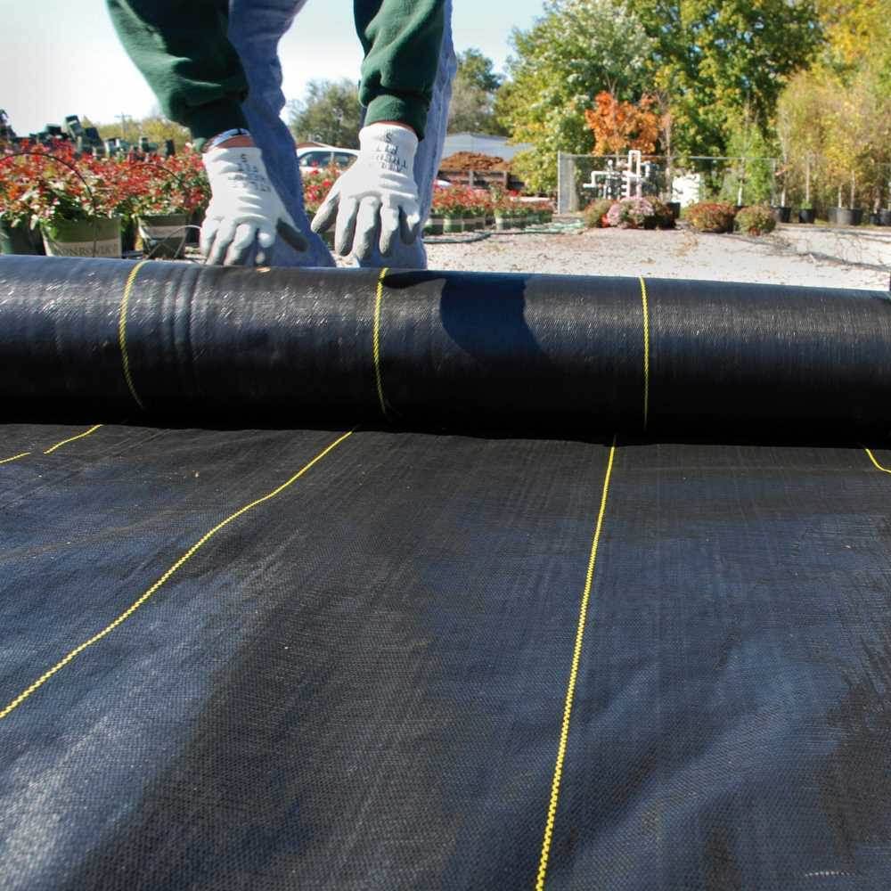 4 Foot Woven Weed Barrier Landscape Fabric 300 Feet 3 Pack J27024