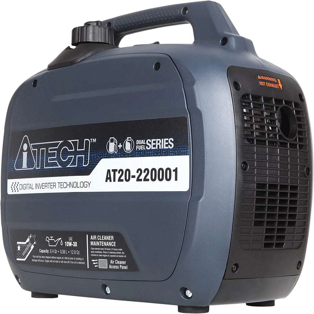 2000 Watt Portable Inverter Generator Dual Fuel V32558