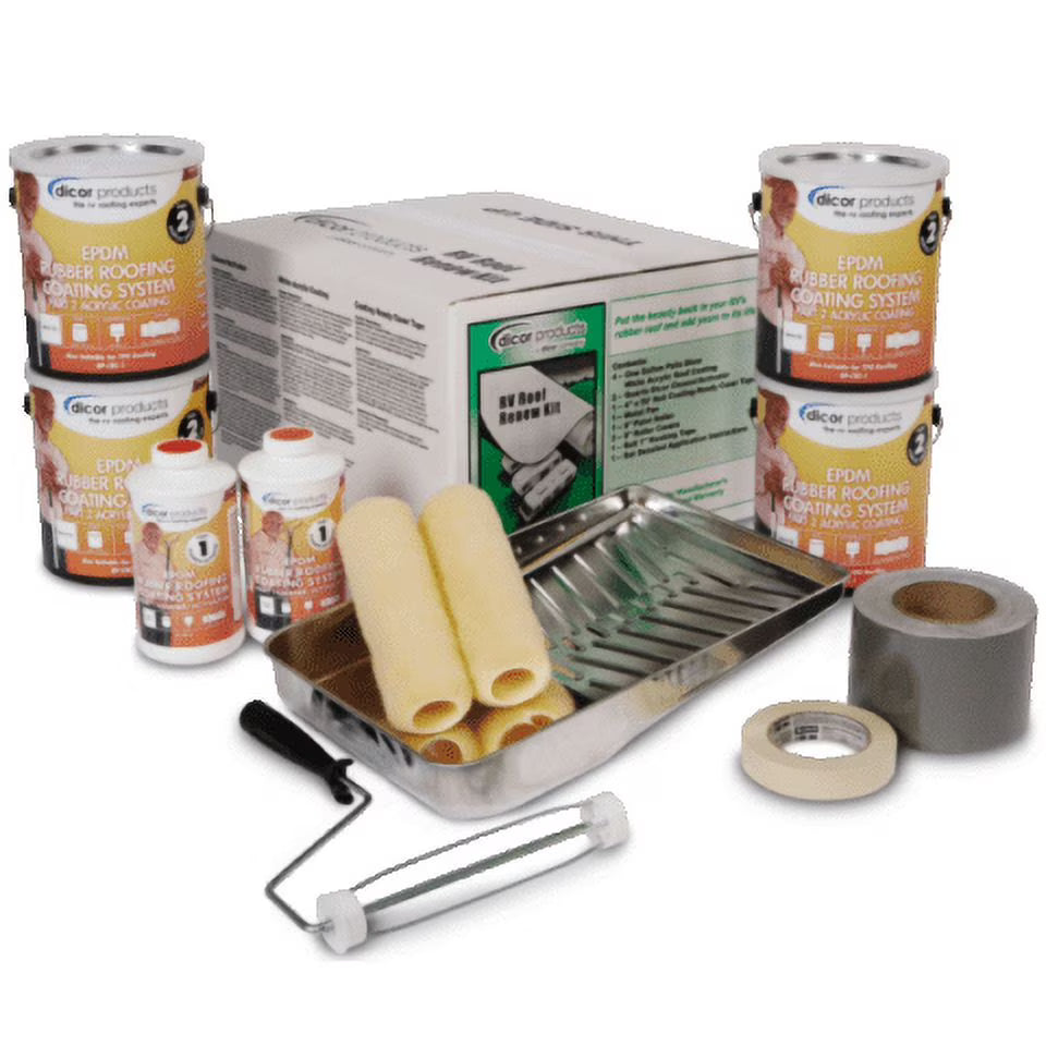 White Repair Kit for EPDM Rubber/TPO Roof Q8703