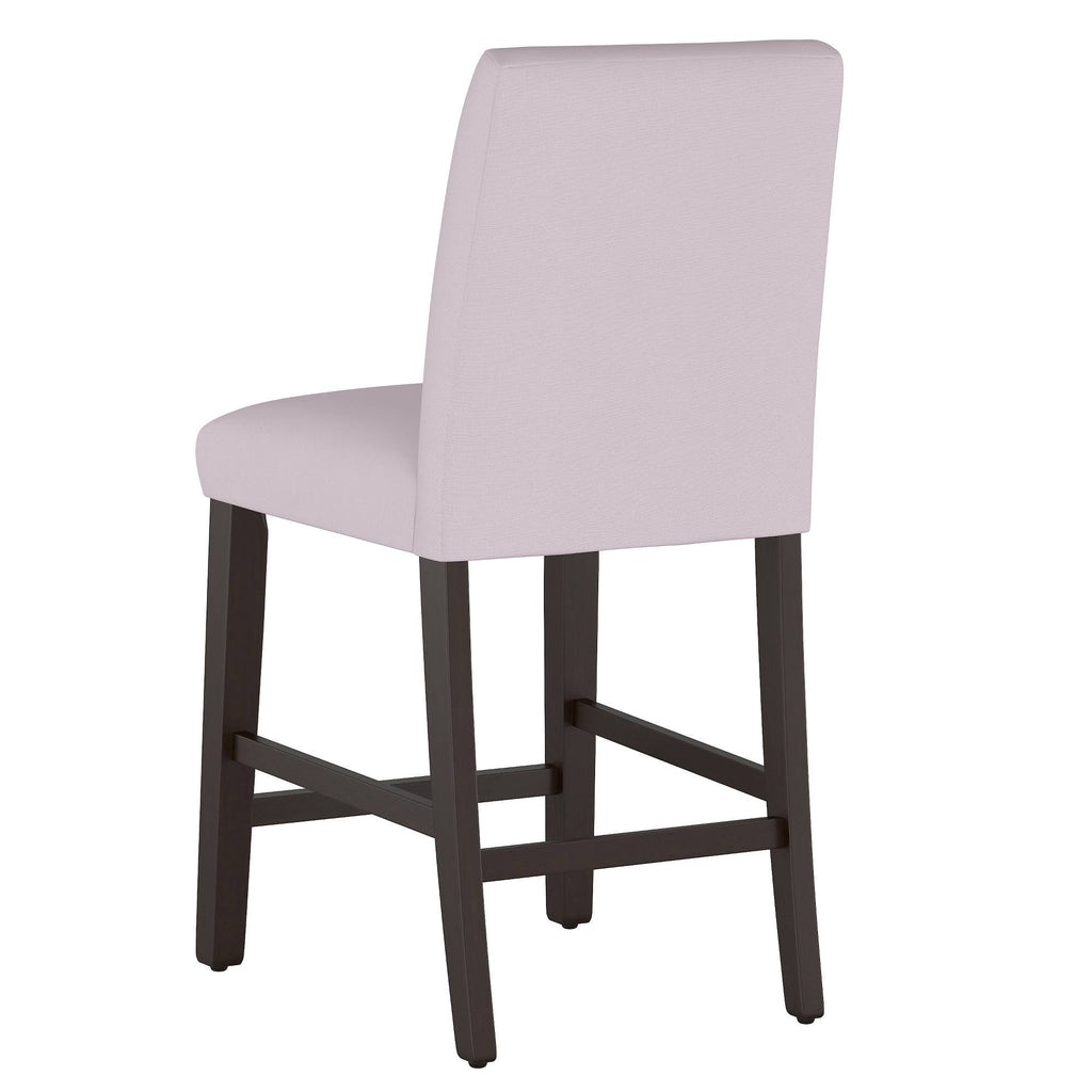 Lavender Linen Counter Height Barstool O566