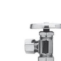 Angle Valve, 1/2x22 Compression Satin Brass C789