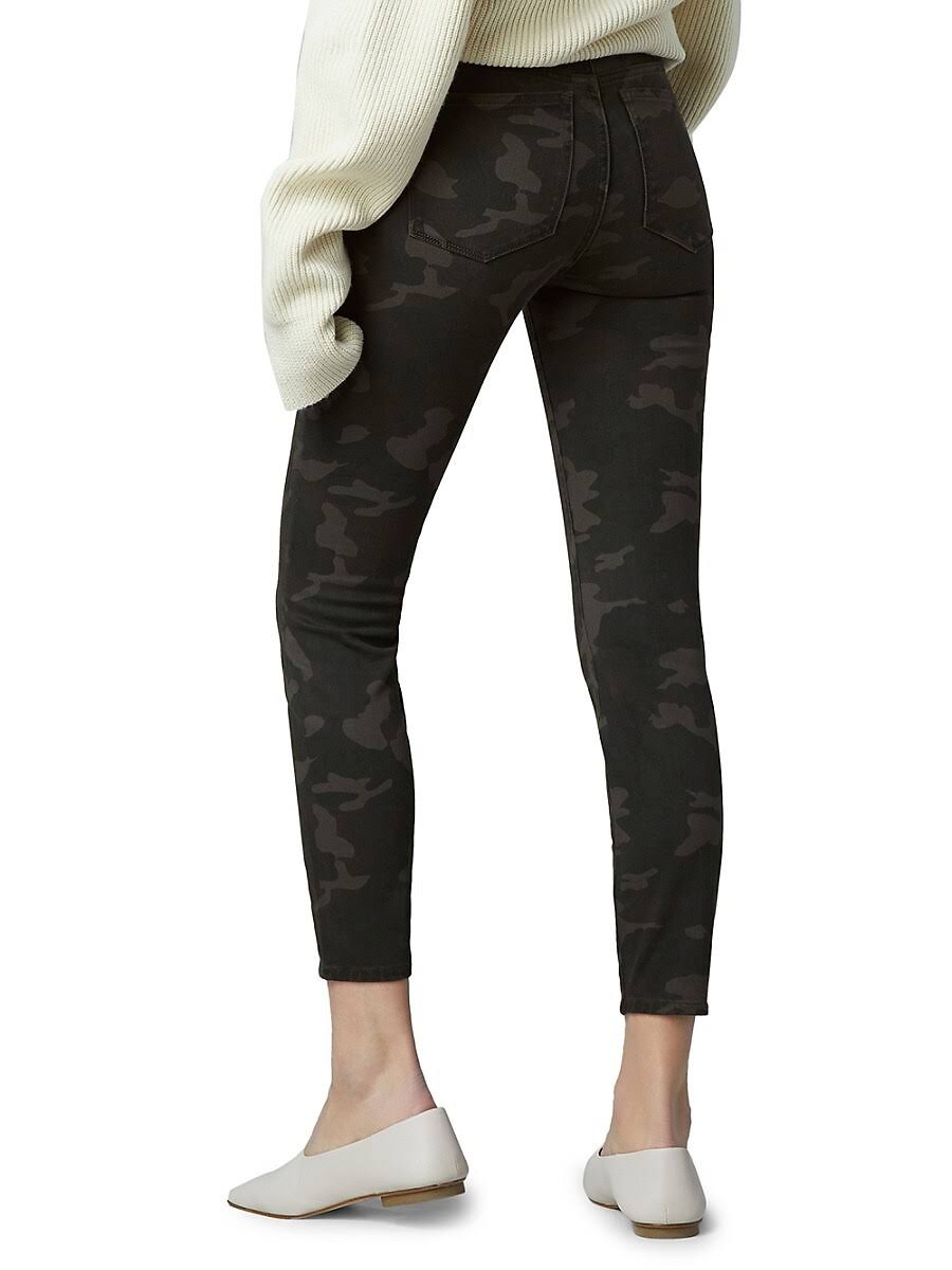 Dark Camo Skinny Crop Jeans M576