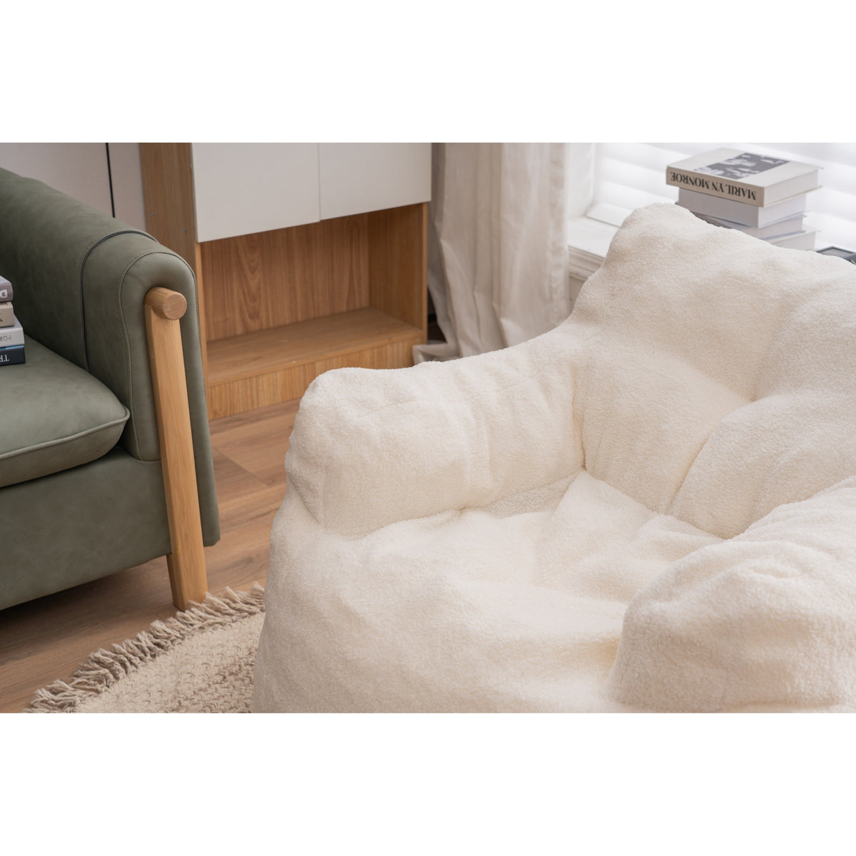 Ultra Soft Fur Bean Bag Chair Cover W295