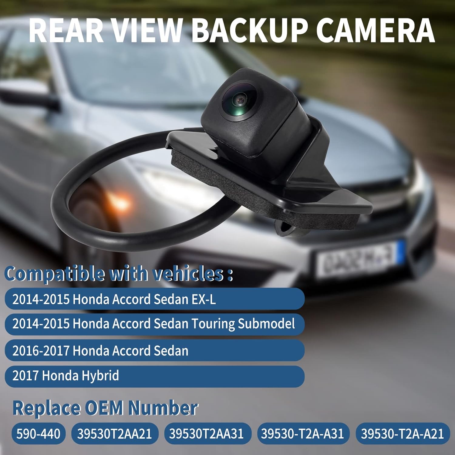 Rear View Backup Camera for Honda Accord Sedan R9878