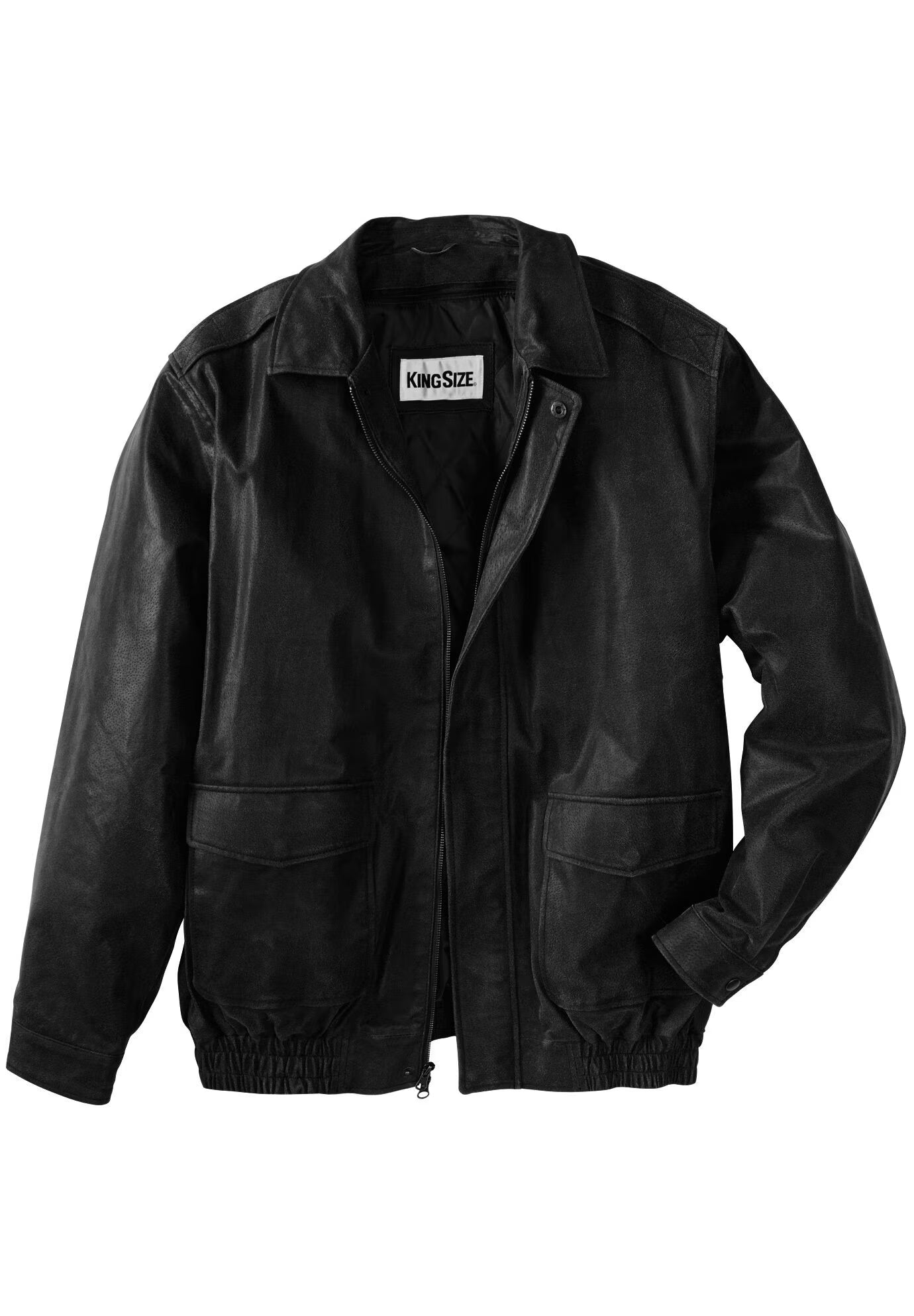 Leather Aviator Jacket B5403