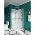 Corner Drain Shower Stall Kit E736454