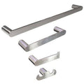 4 Piece Brushed Nickel Bathroom Hardware Set Q950