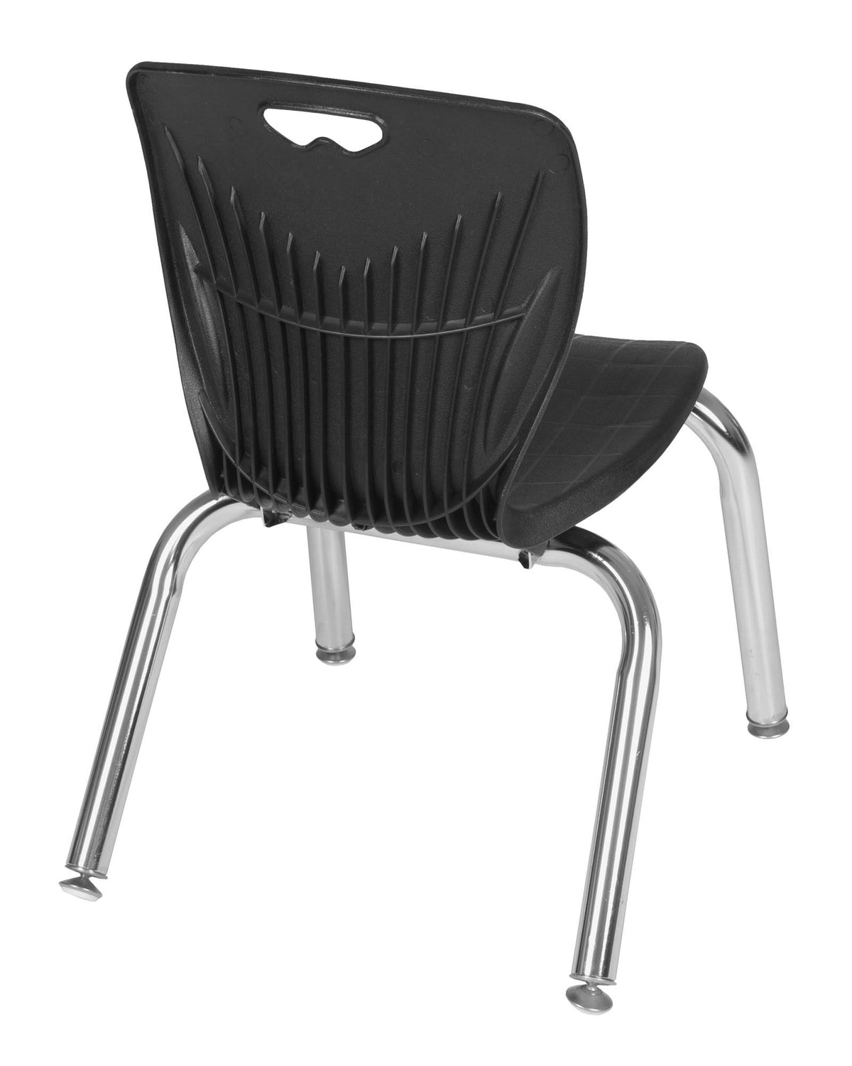 72x22 x 30x22 Height Adjustable Classroom Table - Mahogany & 2 Stack Chairs - Black E24567