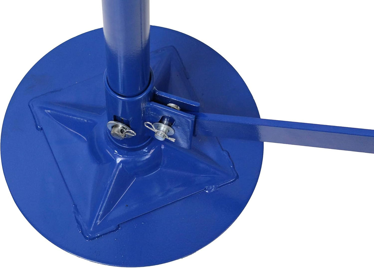 Utility Underhoist Stand with Pedal, Heavy Duty Steel, 1,500 Lb. Lift Capacity V80736