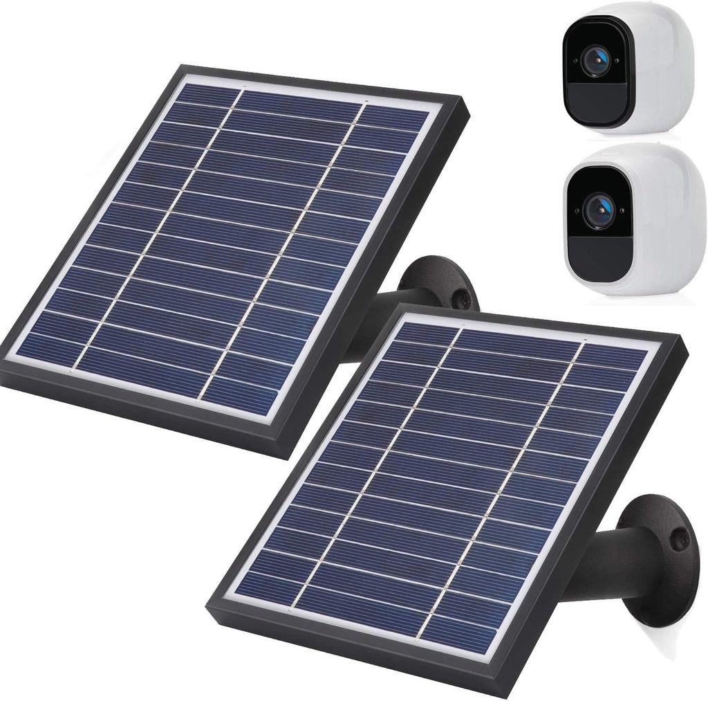 2 Pack Silver Solar Panel with 11Feet USB Cable X1065