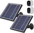 2 Pack Silver Solar Panel with 11Feet USB Cable X1065