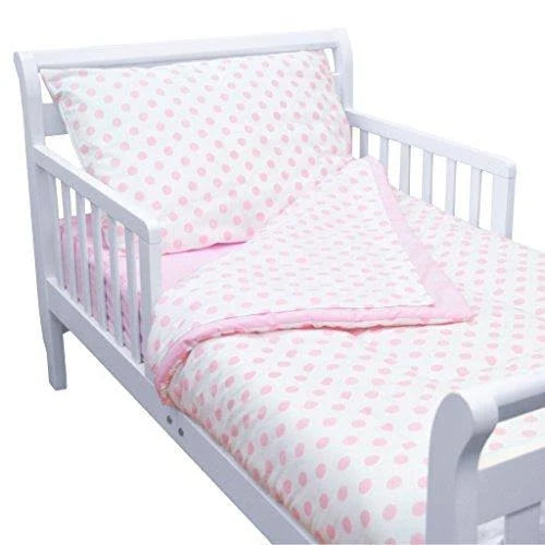 Gray Cotton Percale Toddler Bedding Set R43664