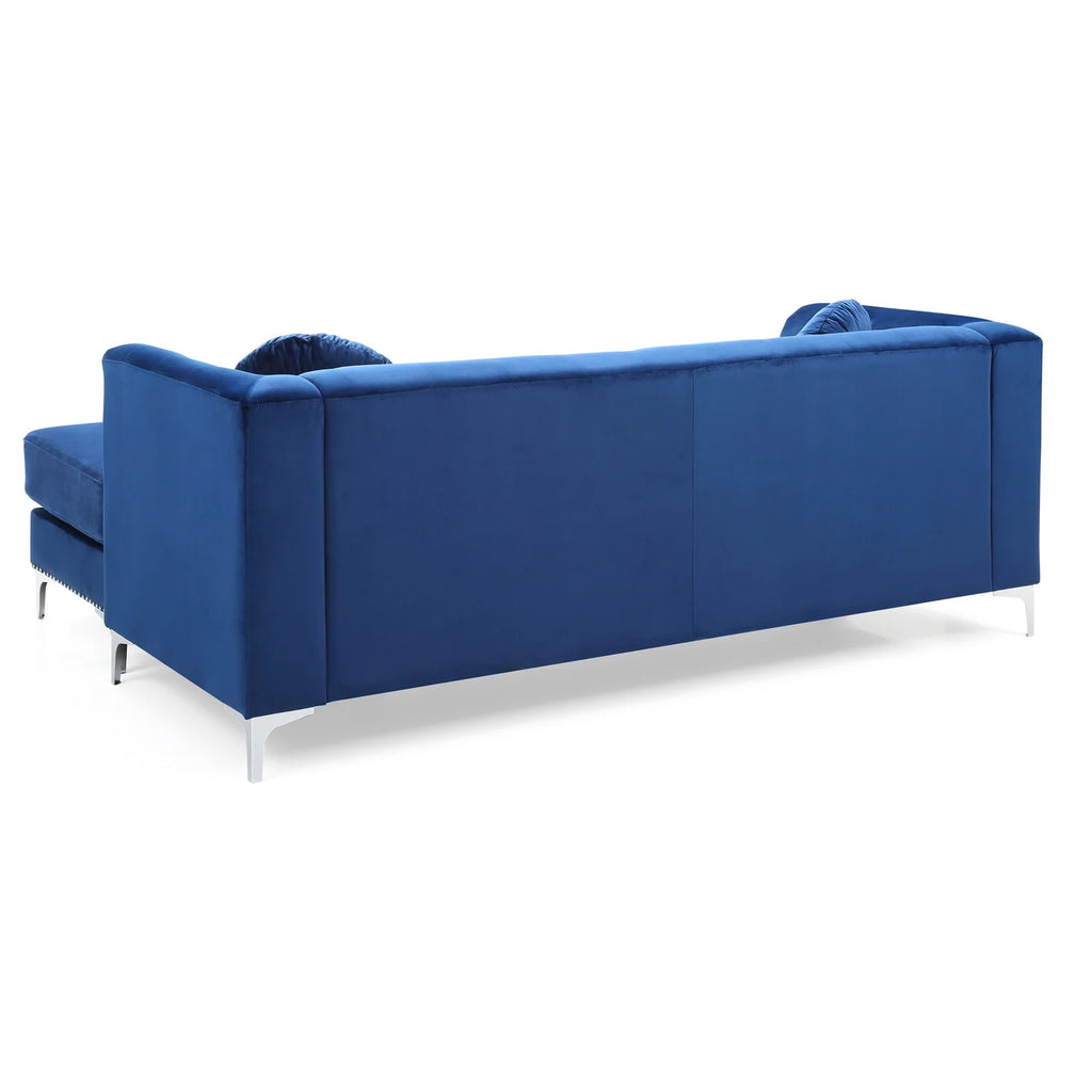 Navy Blue Sofa Chaise U928704