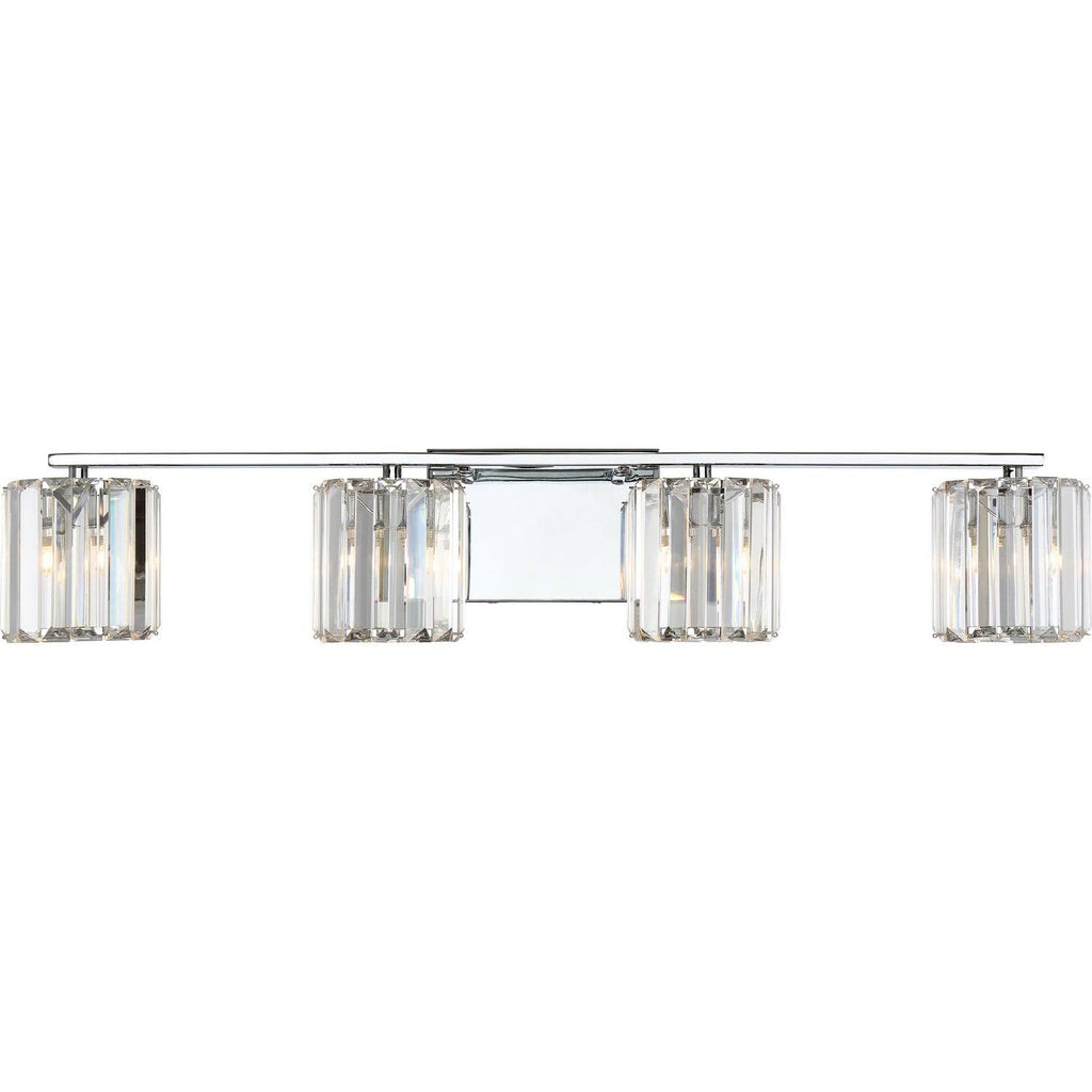 Polished Chrome Four Light Bath Fixture R50552