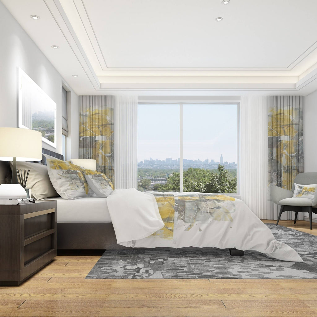Geometric Bedding Set - Twin Duvet Cover and Sham K41294