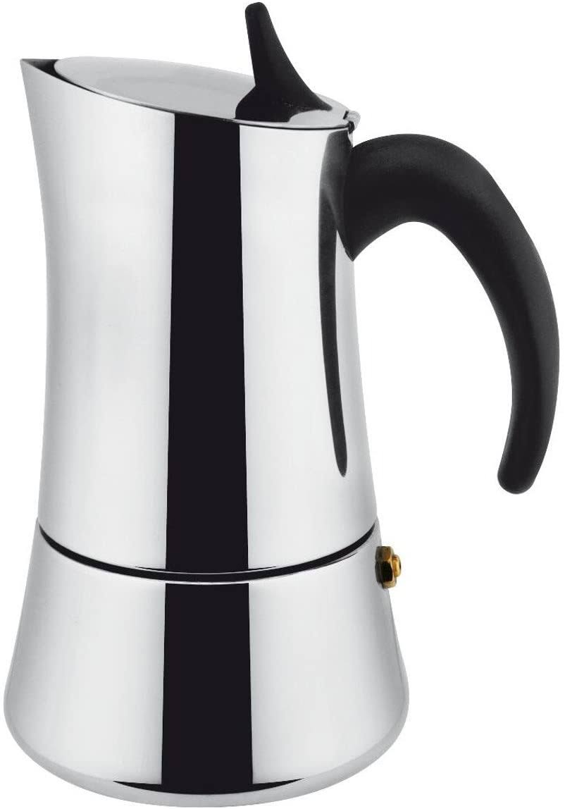 Silver Steel Cafetiere E1632