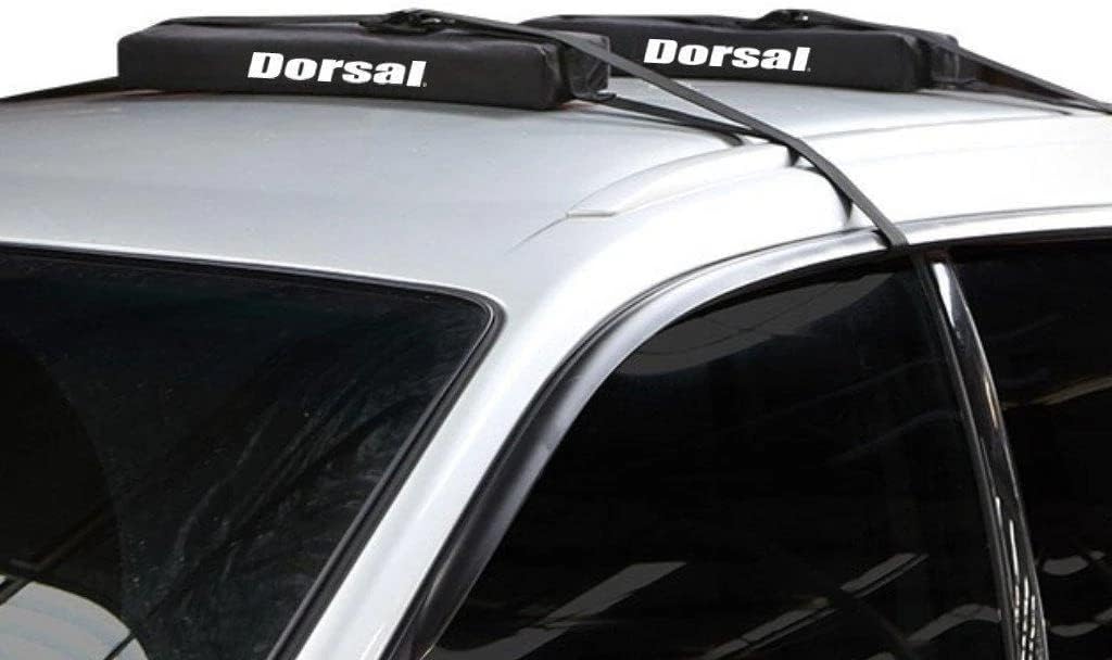 Soft Roof Surfboard Racks with Corrosion Resistant Buckles, Pack of 2 N408