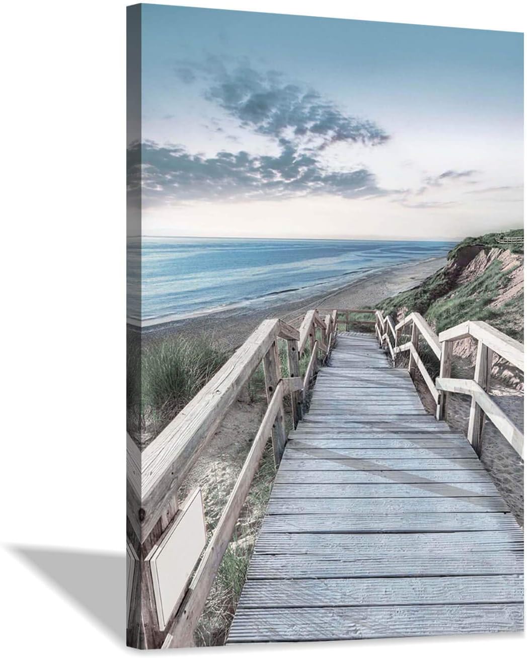 Wooden Path Wall Art on Wrapped Canvas (18''x24'') Z345