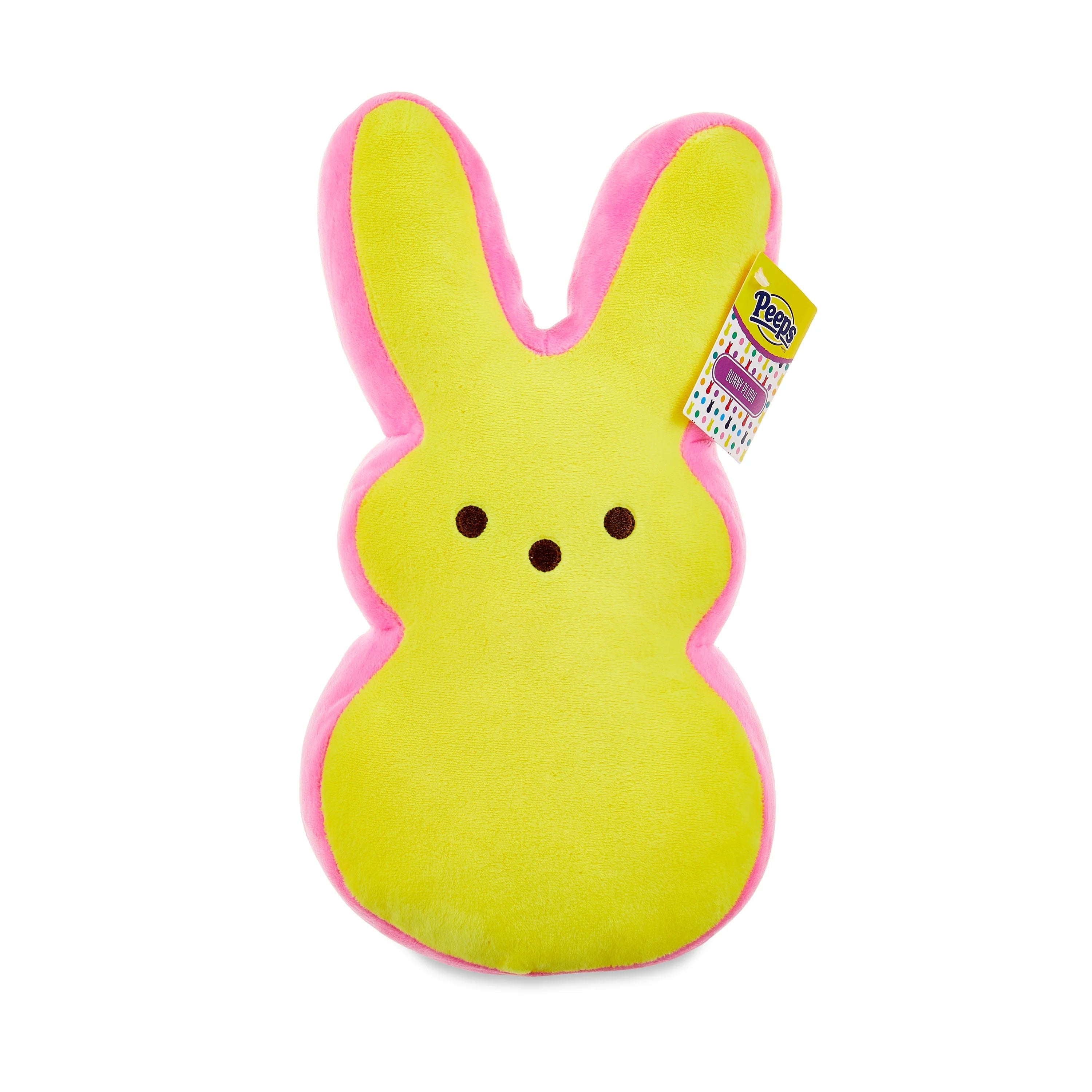 Yellow and Pink 12-inch Plush Bunny C131
