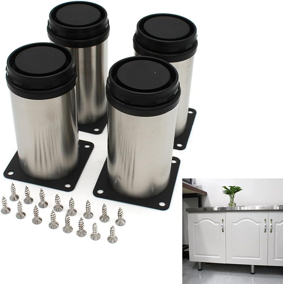 Adjustable Metal Furniture Cabinet Legs 4 inch B515445