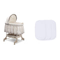 White Fitted Bassinet Sheets 2 Pack Z440877