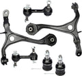 6PC Front Lower Control Arms with Ball Joints and Sway Bar Links for Honda Accord S8354