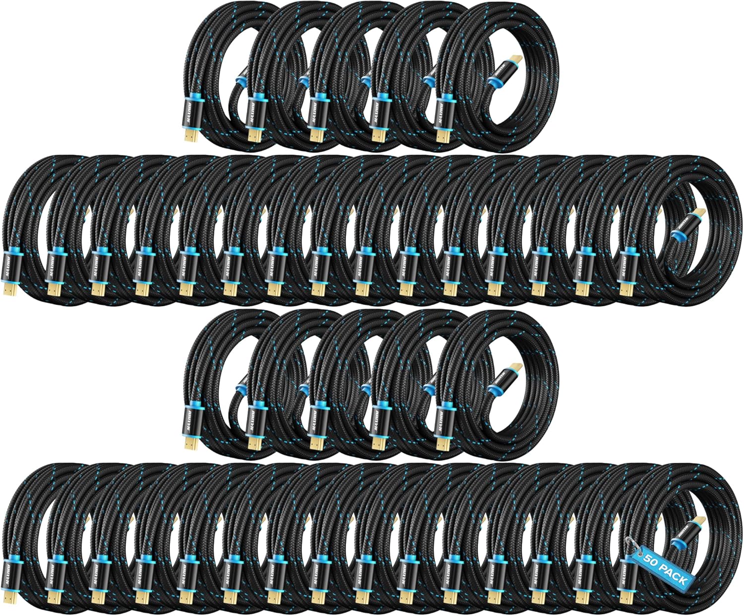 10 Pack 4K HDMI 2.0 Cable 6ft R45216