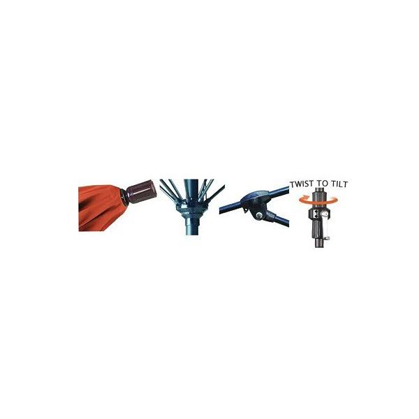 9 Feet Fiberglass Market Umbrella Q5486