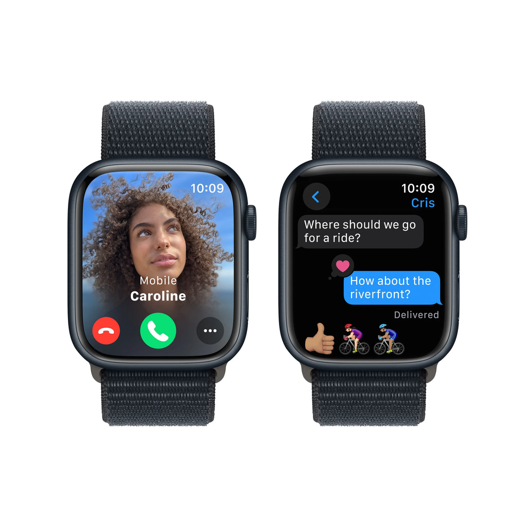 Midnight Aluminum Case 45mm Apple Watch with Sport Loop X65742