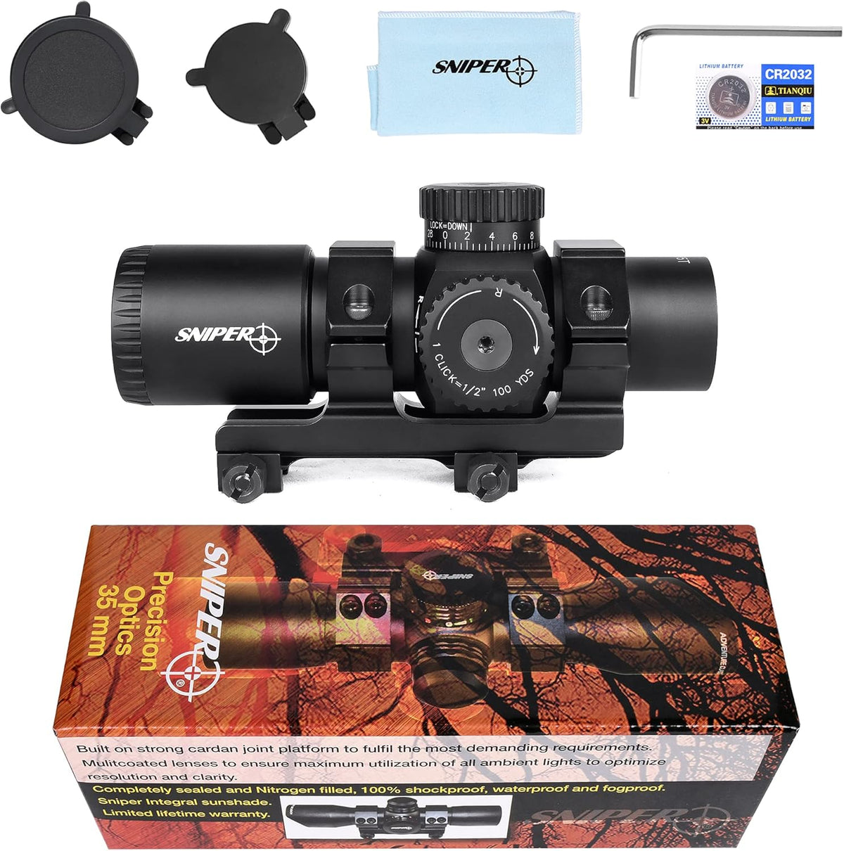 35mm Tube Red Dot Sight B1920