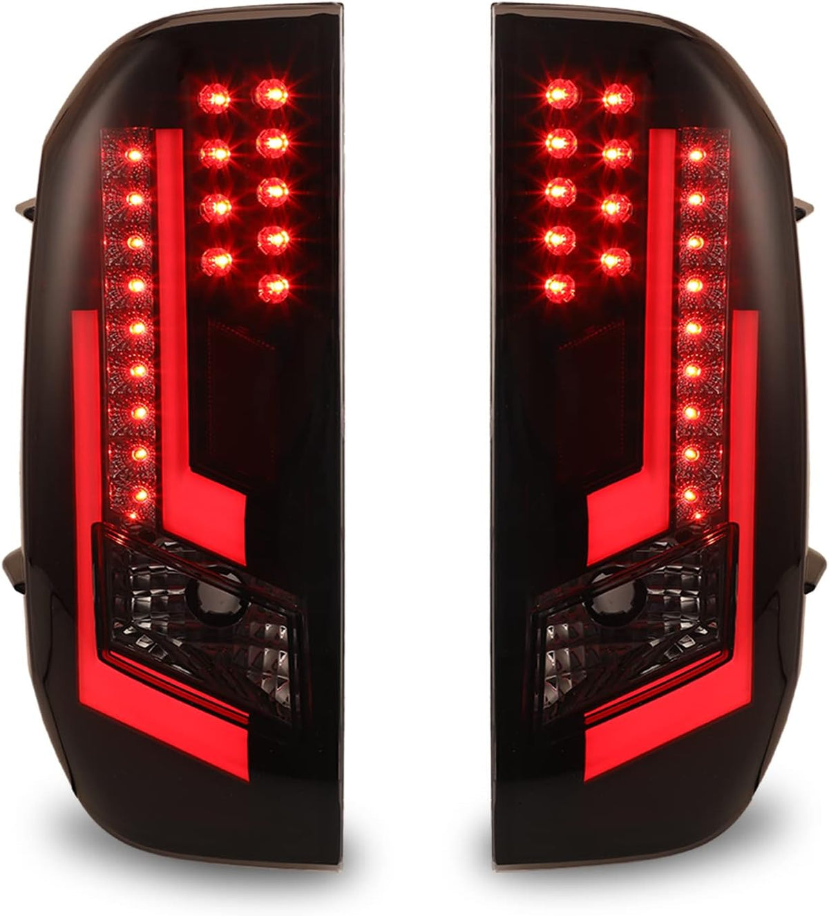 Gloss Black LED Tail Lights for 2014-2019 Toyota Tundra T373