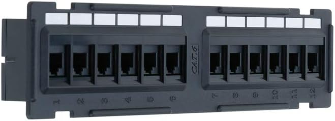 48-Port Cat5/5e Unshielded Wallmount Rackmount Patch Panel V262972