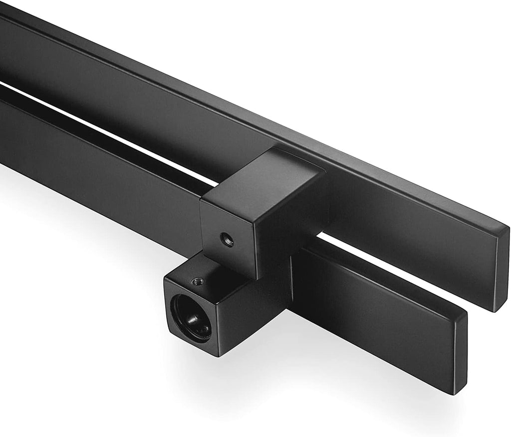 18 inches Solid Stainless Steel Push Pull Door Handle, Matte Black, Pack of 2 F234