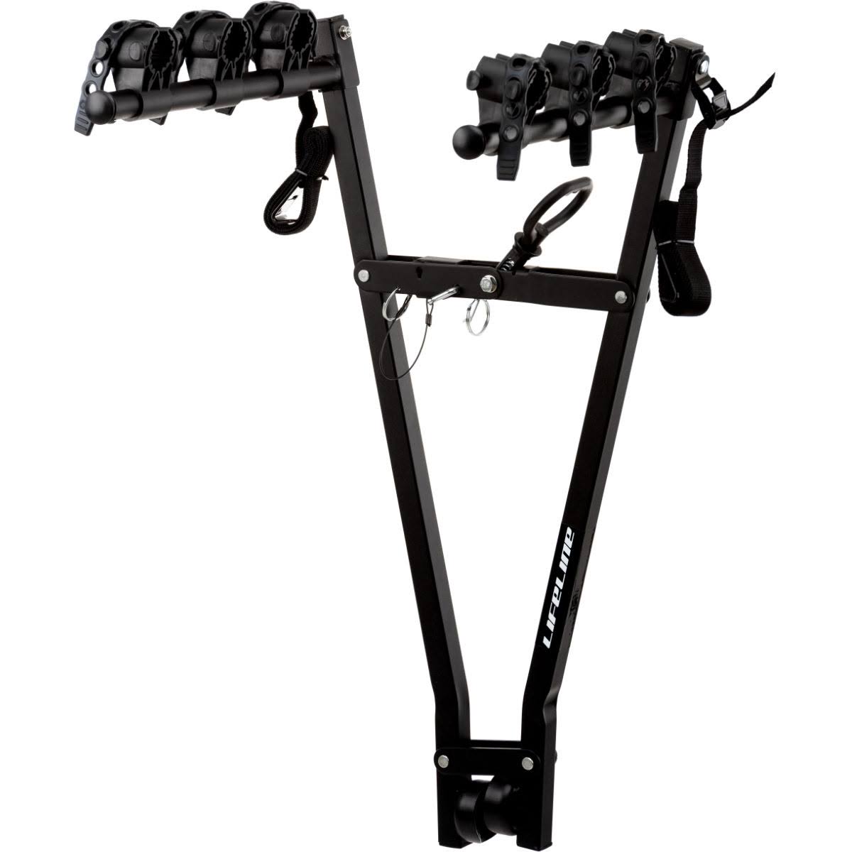 Tow Bar Mount 3 Cycle Car Rack - Black G40102