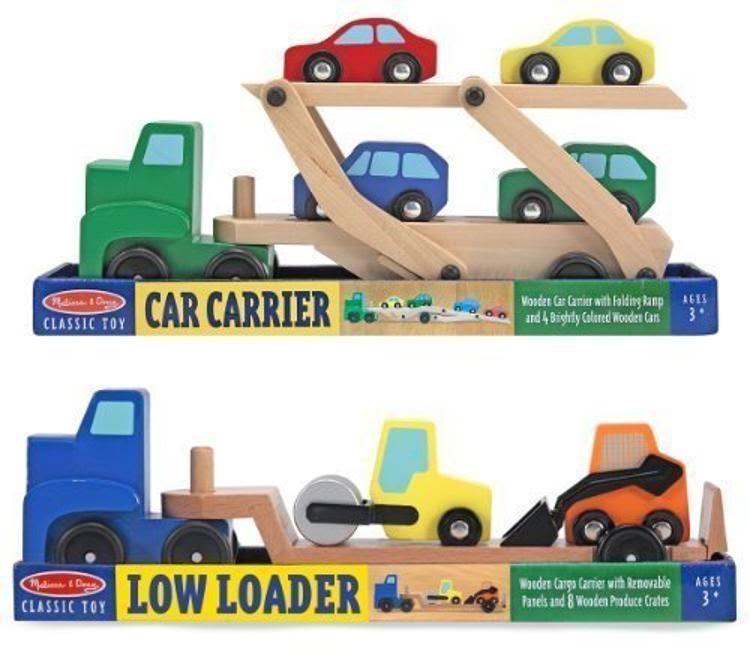 3 Item Bundle Wooden Toy Set and Wooden Vehicles Play Set R105