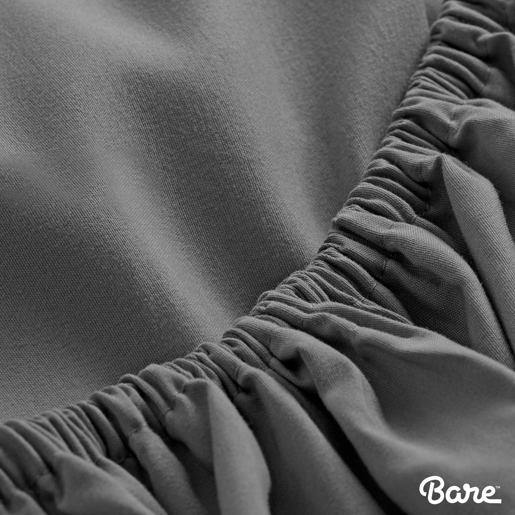 5-Pack Microfiber Fitted Bottom Sheets, Deep Pocket - Split King - Taupe P95002