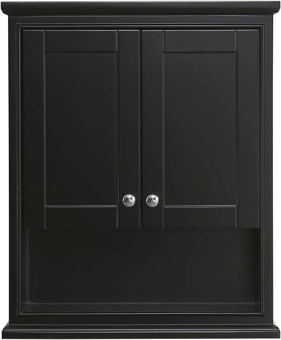 Dark Espresso Wall-Mounted Storage Cabinet I88594