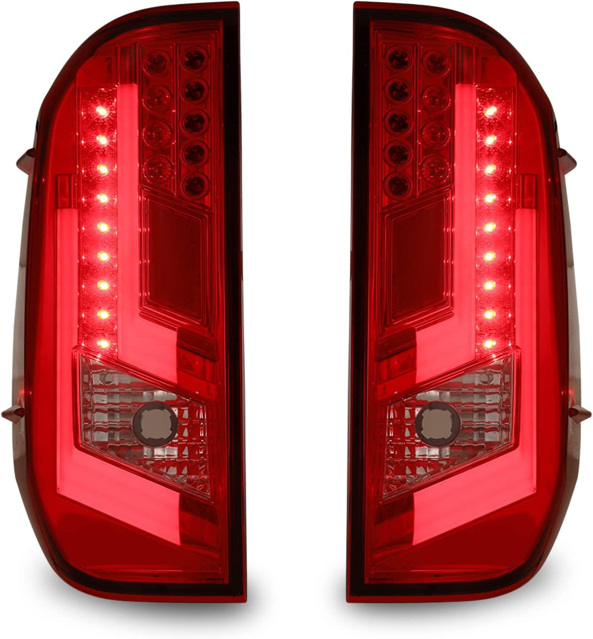 Gloss Black LED Tail Lights for 2014-2019 Toyota Tundra T373