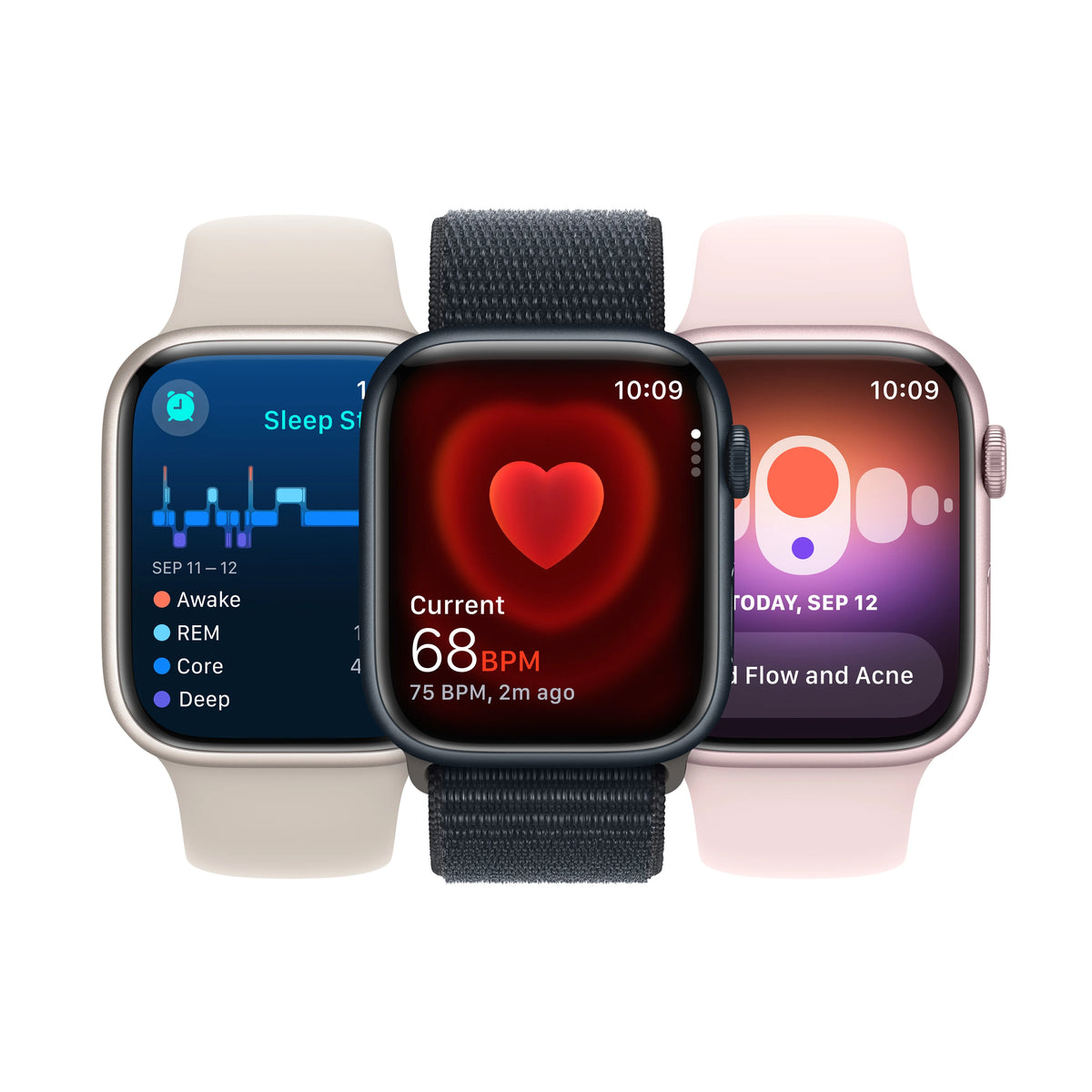 Midnight Aluminum Case 45mm Apple Watch with Sport Loop X65742