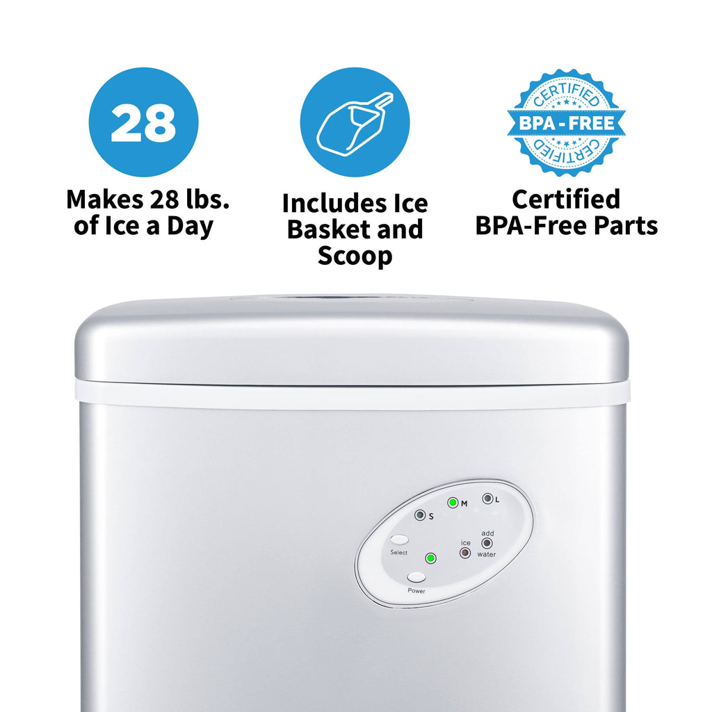 Silver Countertop Ice Maker Y199130