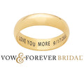14K Gold over Sterling Silver Engraved Wedding Band (5mm) Z8258