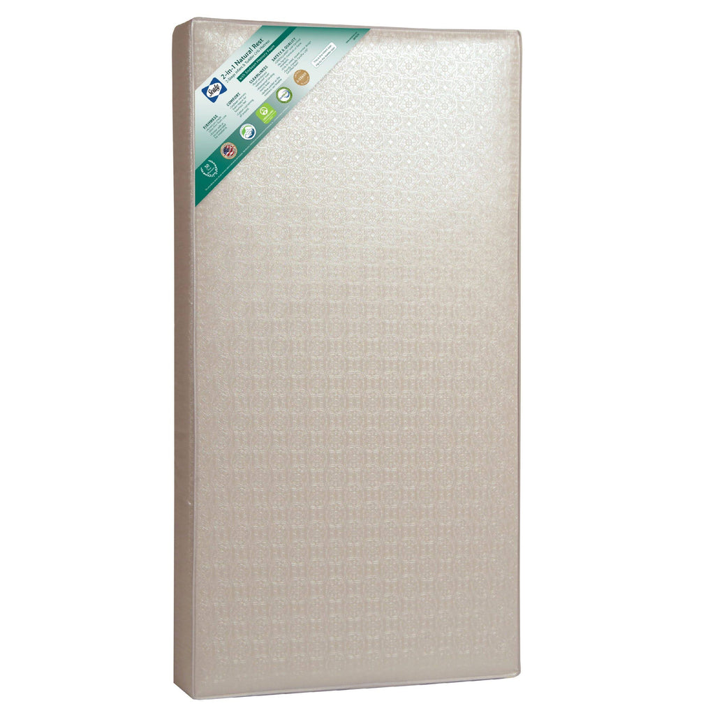 2-Stage Soy Memory Foam Crib and Toddler Mattress X1078