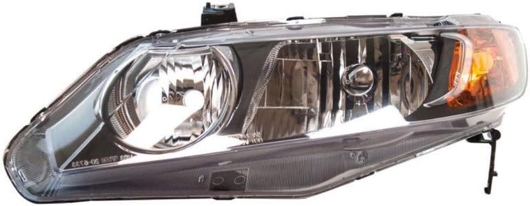 Driver Side Headlight Assembly for Honda Civic 2006-2011 W4775