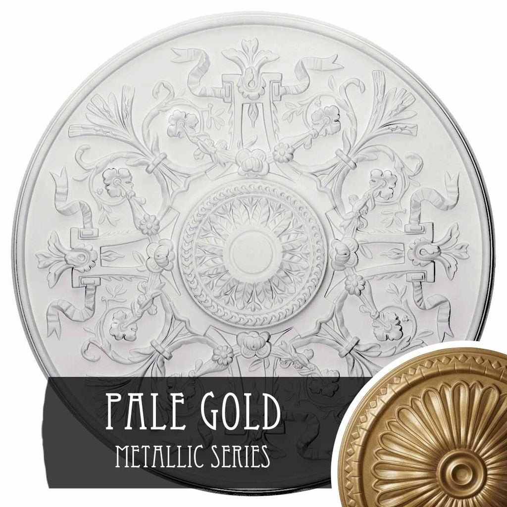 Versailles Ceiling Medallion (pale Gold) U939