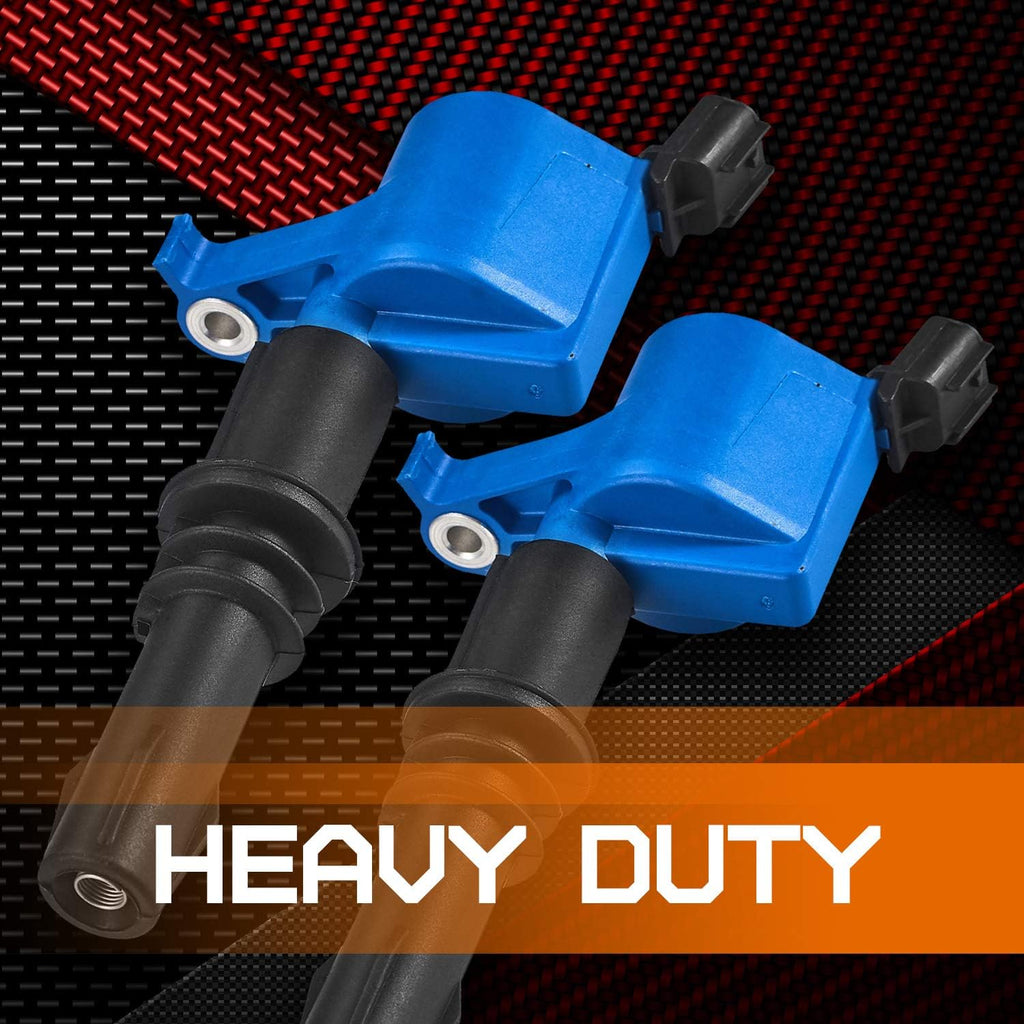 Set of 8 Ignition Coil Pack Compatible with Ford F150 F250 F350 F450 F550 Mustang GT Expedition Explorer 4.6L 5.4L V8 Replacement E540