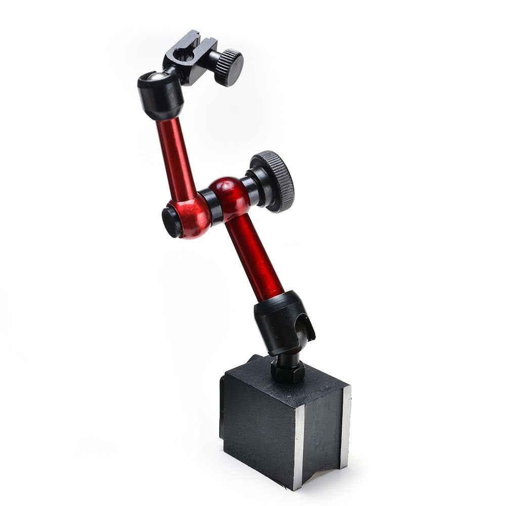 Red Adjustable Magnetic Base Holder for Digital Dial Indicator Pack of 2 Q62959