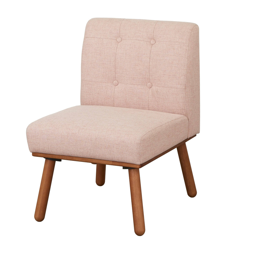 Blue Armless Accent Chair V67178