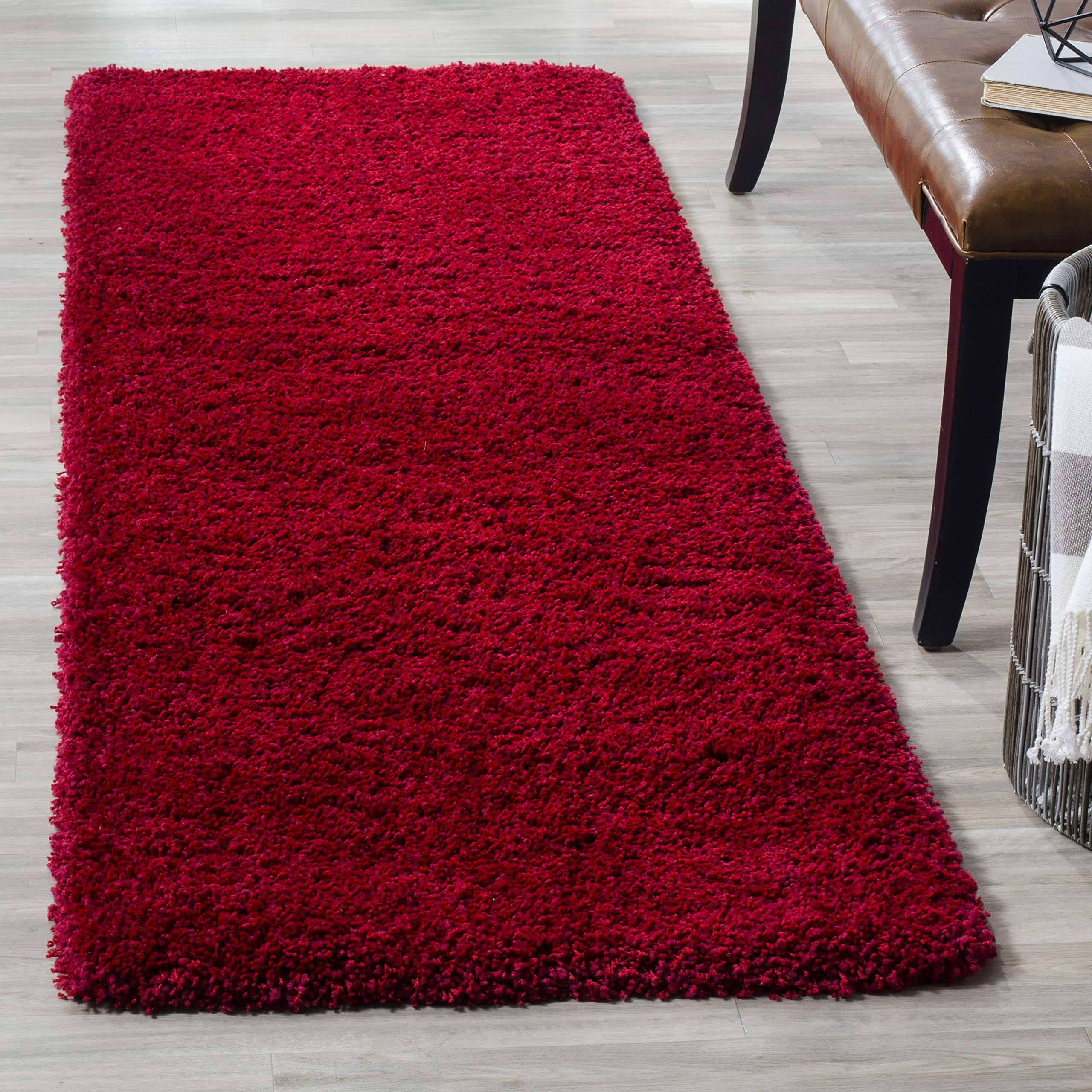 Red Runner Rug Z215