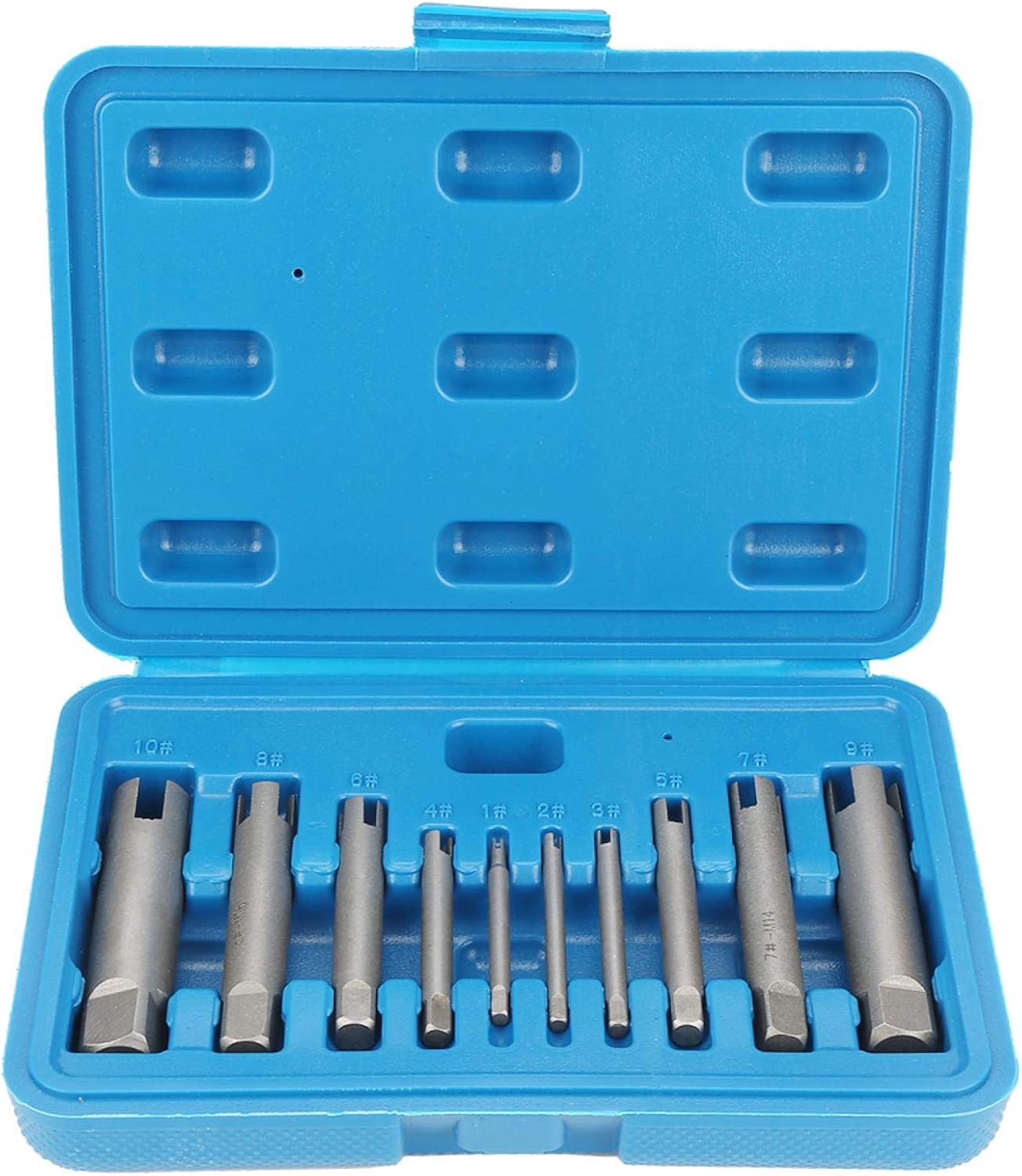 Broken Head Screw Remover Kit Tap Extractor Set, 23.1oz, Ten-Piece Set, Pack of 2 C601